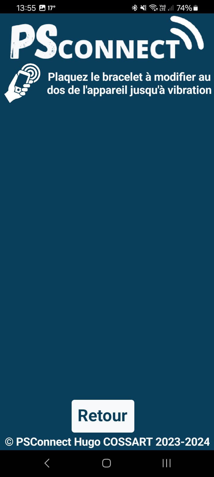 Capture d’écran PSconnect 4